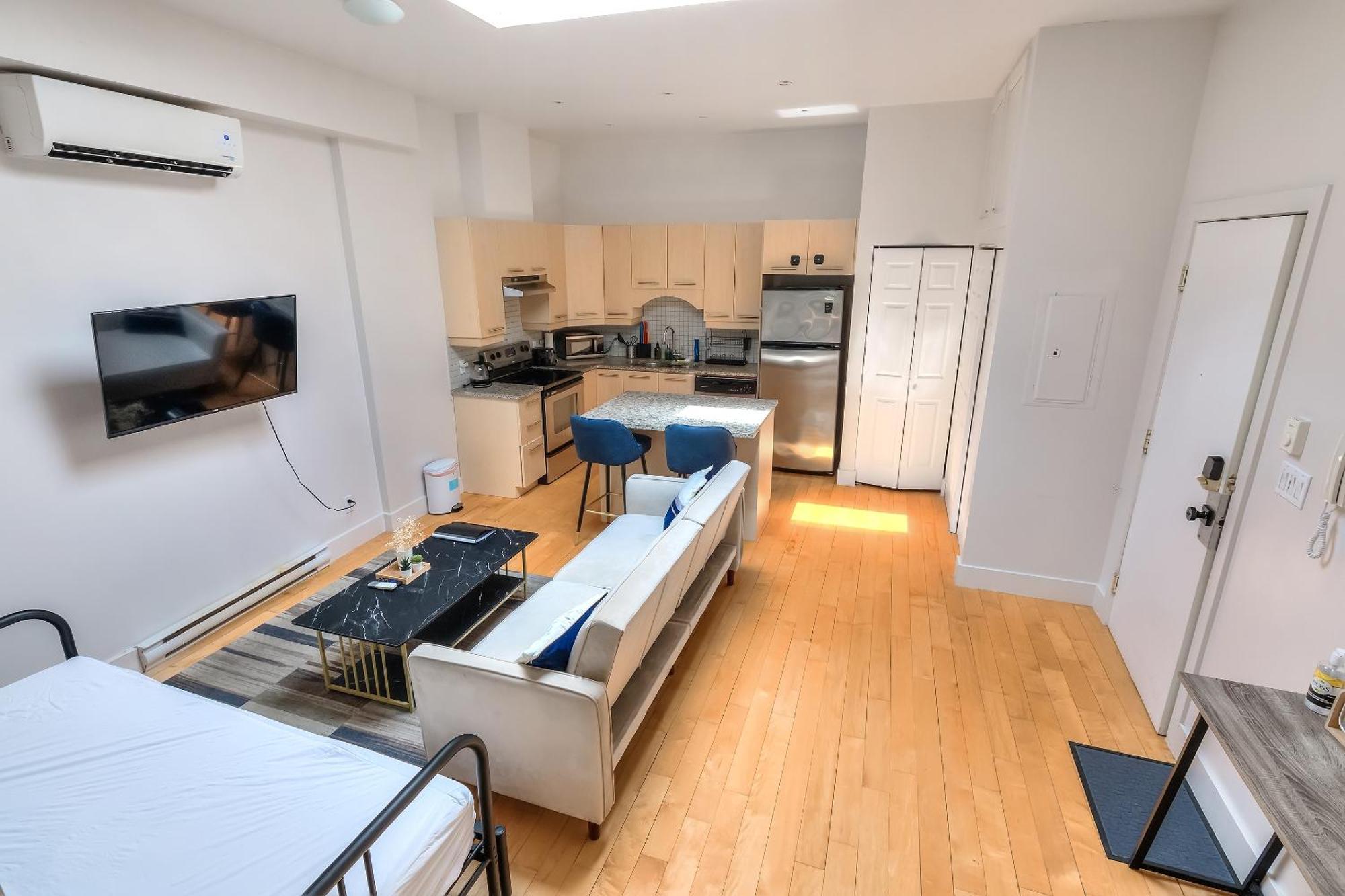 蒙特利尔Loft The White Pearl Plateau-Mont-Royal 3 Beds公寓 外观 照片